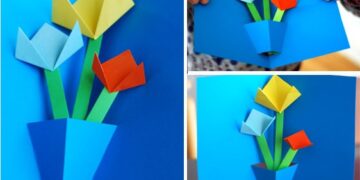 Ծաղիկներով բացիկ